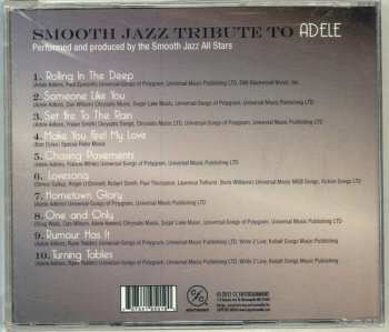 CD The Smooth Jazz All Stars: Smooth Jazz Tribute To Adele