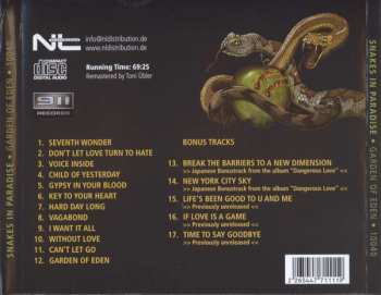 CD Snakes In Paradise: Garden Of Eden