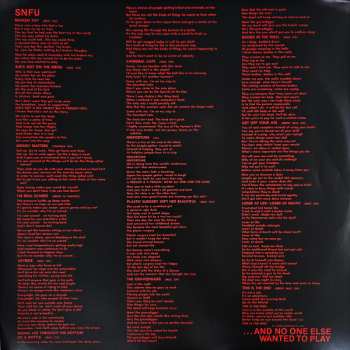 LP SNFU: ...And No One Else Wanted To Play CLR | LTD