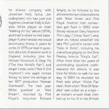 CD Snowy White: White Flames DIGI