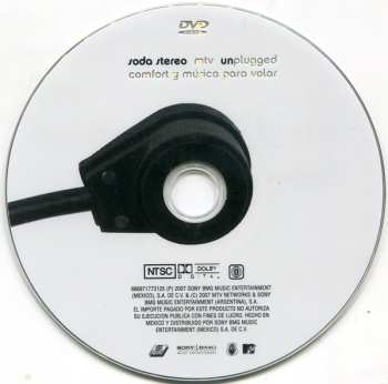 CD/DVD Soda Stereo: MTV Unplugged Comfort Y Musica Para Volar (CD + DVD)