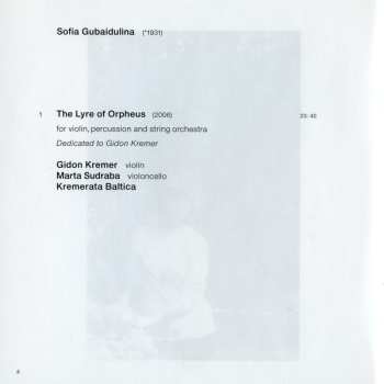 CD Sofia Gubaidulina: Canticle Of The Sun