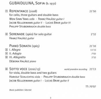 SACD Sofia Gubaidulina: Repentance
