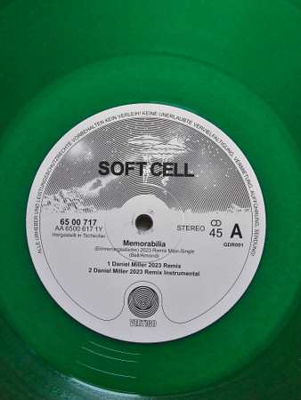 LP Soft Cell: Memorabilia CLR | LTD