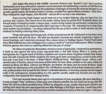 CD Soft Machine: Live At The Baked Potato