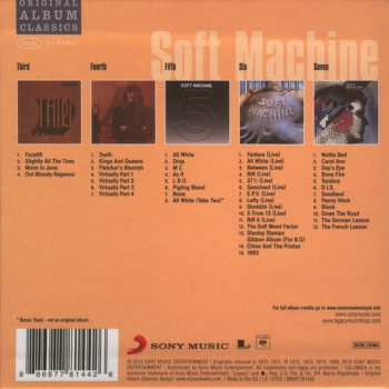 5CD/Zestaw pudełkowy Soft Machine: Original Album Classics