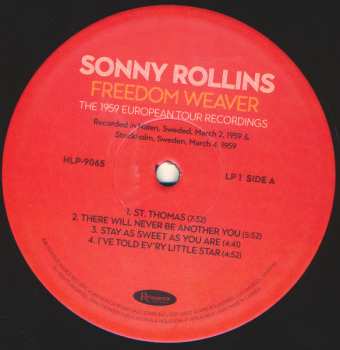 4LP/Zestaw pudełkowy Sonny Rollins: Freedom Weaver (The 1959 European Tour Recordings) LTD | NUM