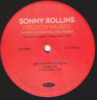 4LP/Zestaw pudełkowy Sonny Rollins: Freedom Weaver (The 1959 European Tour Recordings) LTD | NUM