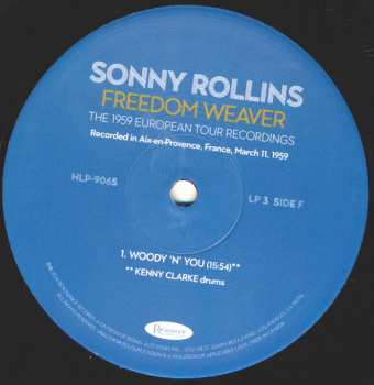 4LP/Zestaw pudełkowy Sonny Rollins: Freedom Weaver (The 1959 European Tour Recordings) LTD | NUM