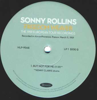 4LP/Zestaw pudełkowy Sonny Rollins: Freedom Weaver (The 1959 European Tour Recordings) LTD | NUM