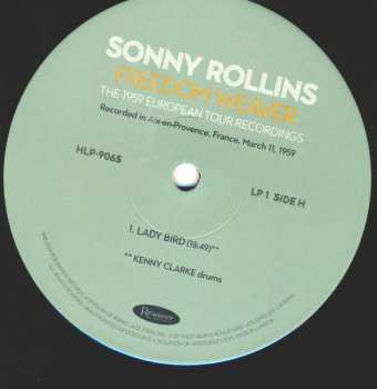 4LP/Zestaw pudełkowy Sonny Rollins: Freedom Weaver (The 1959 European Tour Recordings) LTD | NUM