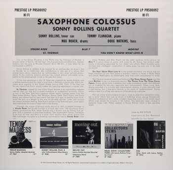 LP Sonny Rollins: Saxophone Colossus