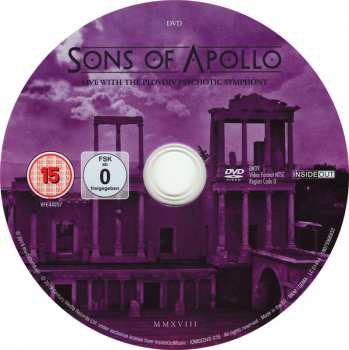 3CD/DVD/Blu-ray Sons Of Apollo: Live With The Plovdiv Psychotic Symphony DLX | LTD