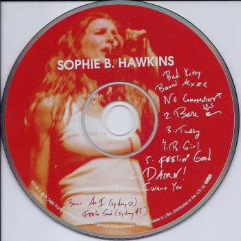 2CD Sophie B. Hawkins: Bad Kitty Board Mix