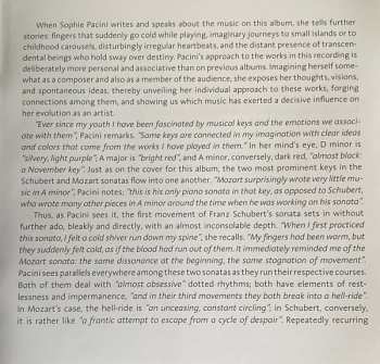 CD Sophie Pacini: Rimembranza