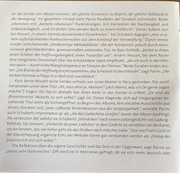 CD Sophie Pacini: Rimembranza