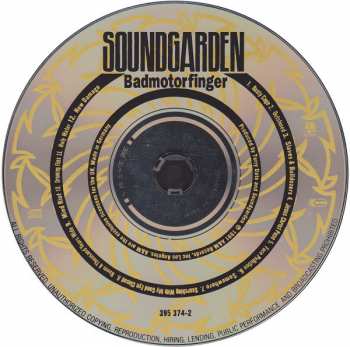 CD Soundgarden: Badmotorfinger