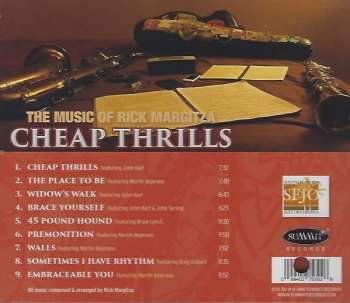 CD South Florida Jazz Orchestra: Cheap Thrills: The Music Of Rick Margitza
