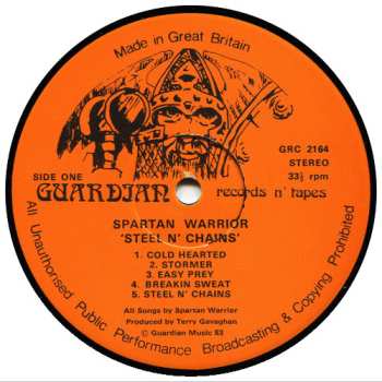 CD Spartan Warrior: Steel N' Chains (slipcase)