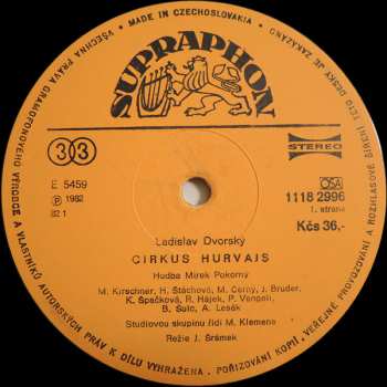 LP Spejbl & Hurvínek: Cirkus Hurvajs