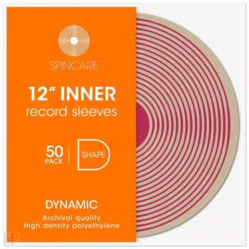 Technologia audio Spincare Dynamic 12 Inch Premium Inner Record Sleeves