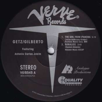 2LP João Gilberto: Getz / Gilberto LTD