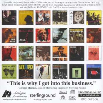 SACD João Gilberto: Getz / Gilberto