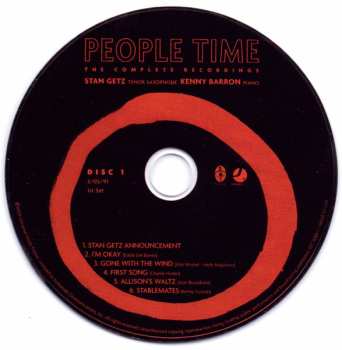 7CD/Zestaw pudełkowy Stan Getz: People Time (The Complete Recordings)