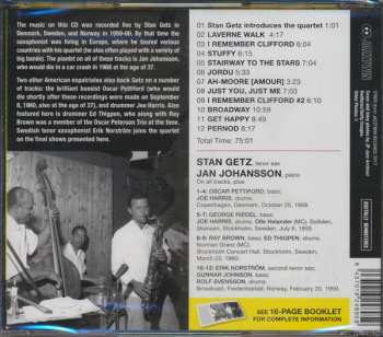 CD Stan Getz Quartet: In Scandinavia 1959-60