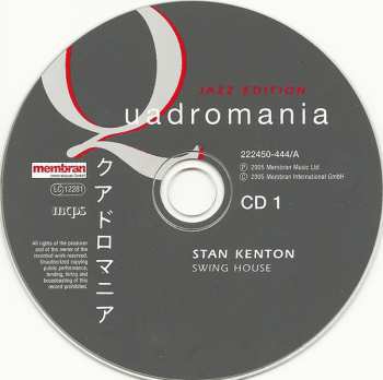 4CD/Zestaw pudełkowy Stan Kenton: Swing House