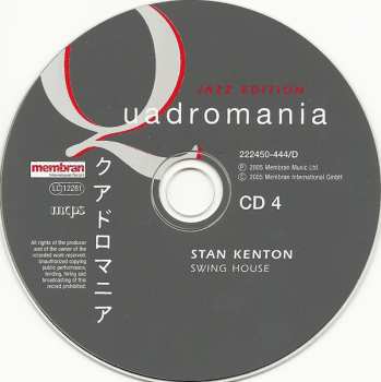 4CD/Zestaw pudełkowy Stan Kenton: Swing House
