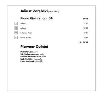 CD Stanisław Moniuszko: String Quartets 1 & 2; Piano Quintet Op. 34