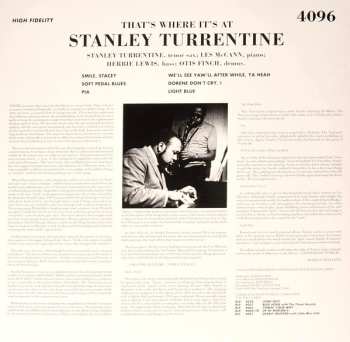 LP Stanley Turrentine: That's Where It's At LTD