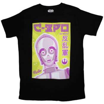 Merch Star Wars: Koszulka C-3po Japanese