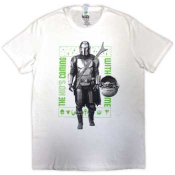 Merch Star Wars: Koszulka The Mandalorian Kid's Coming With Me