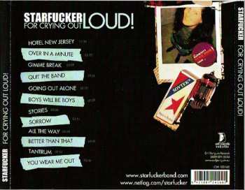 CD Starfucker: For Crying Out Loud!