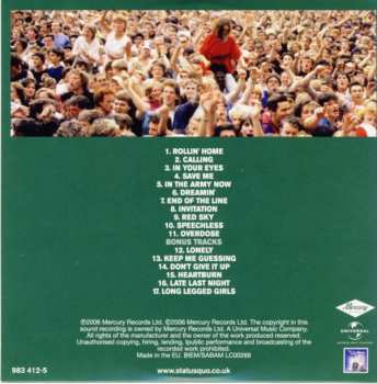 5CD/Zestaw pudełkowy Status Quo: 5 Original Albums