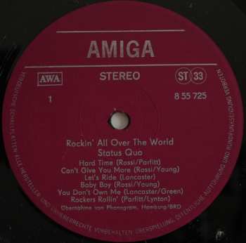 LP Status Quo: Rockin' All Over The World
