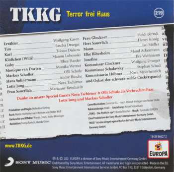 CD Stefan Wolf: TKKG 219 - Terror Frei Haus