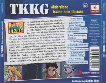 CD Stefan Wolf: TKKG 224 - Bilderdiebe Haben Kein Gesicht