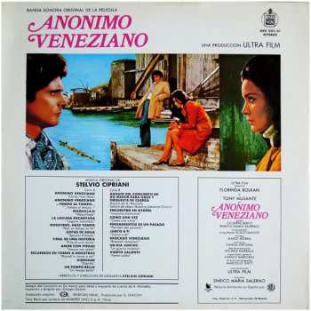 LP Stelvio Cipriani: Anonimo Veneziano - Banda Sonora Original De La Pelicula