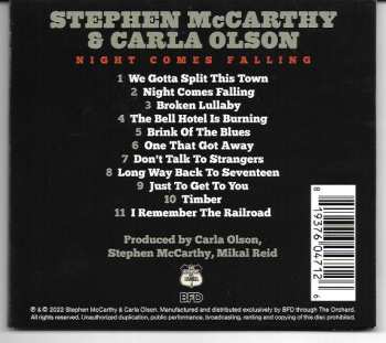 CD Carla Olson: Night Comes Falling