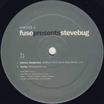 LP Steve Bug: Fuse Presents Steve Bug (Sampler 1)