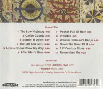 CD/DVD Steve Earle & The Dukes (And Duchesses): The Low Highway