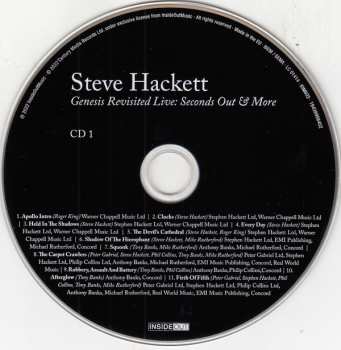 2CD/2DVD Steve Hackett: Genesis Revisited Live: Seconds Out & More LTD