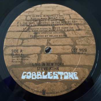 LP Steve Kuhn: Steve Kuhn Live In New York