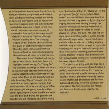 CD Steve Lantner Trio: Saying So