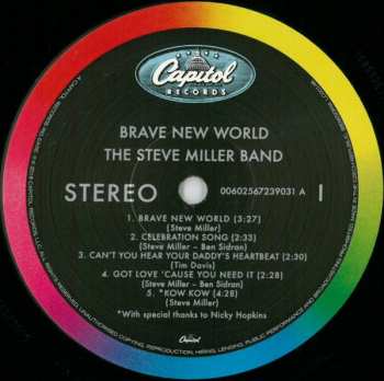 LP Steve Miller Band: Brave New World