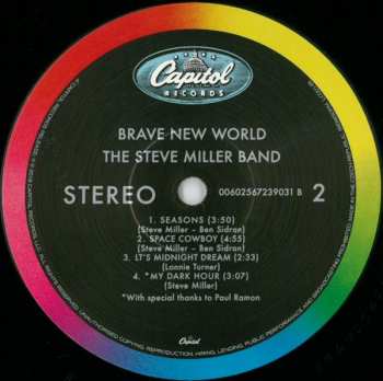 LP Steve Miller Band: Brave New World