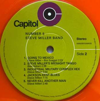 LP Steve Miller Band: Number 5 CLR | LTD